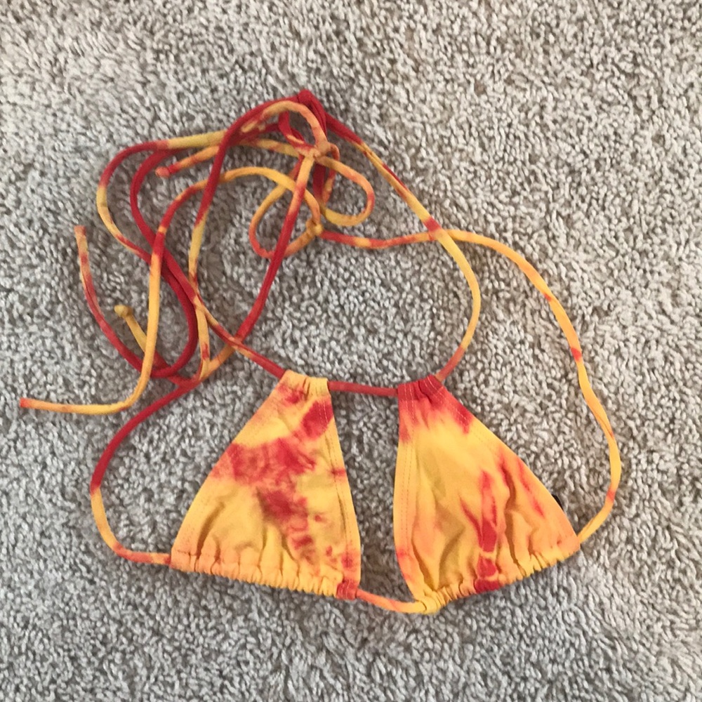 True Religion tie dyed bikini top extra small